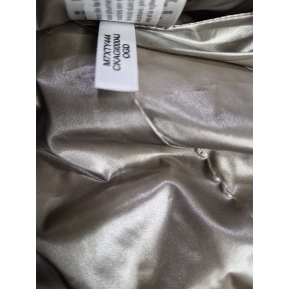 Calvin klein puffer vest Premium Down Women's Size Small Metallic Bronze NWT - Picture 8 of 12